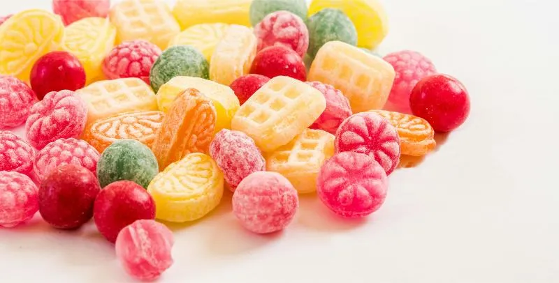 ¿Cuáles son los tipos de caramelos?